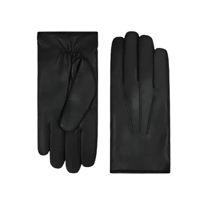Men’s Black Lambskin Leather Gloves-1