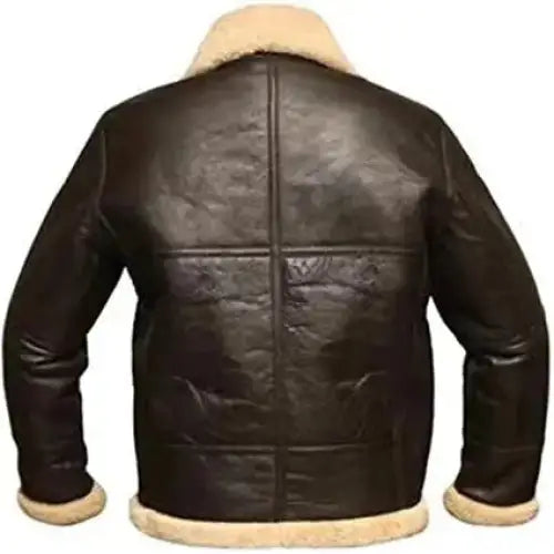 Mens Shearling Aviator Jacket-2