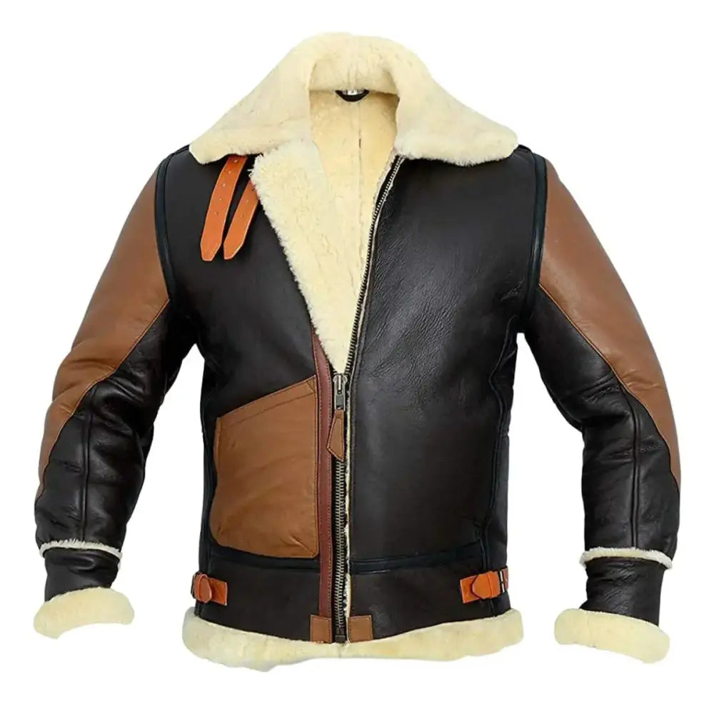 New Iconic B3 Bomber Leather Jacket-0