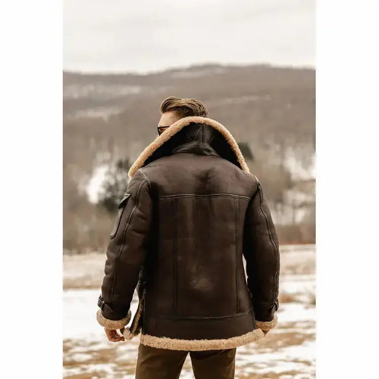 Sheepskin Aviator Jacket-3