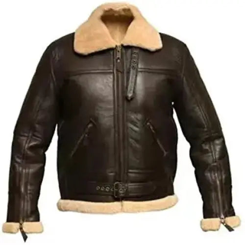 Mens Shearling Aviator Jacket-1