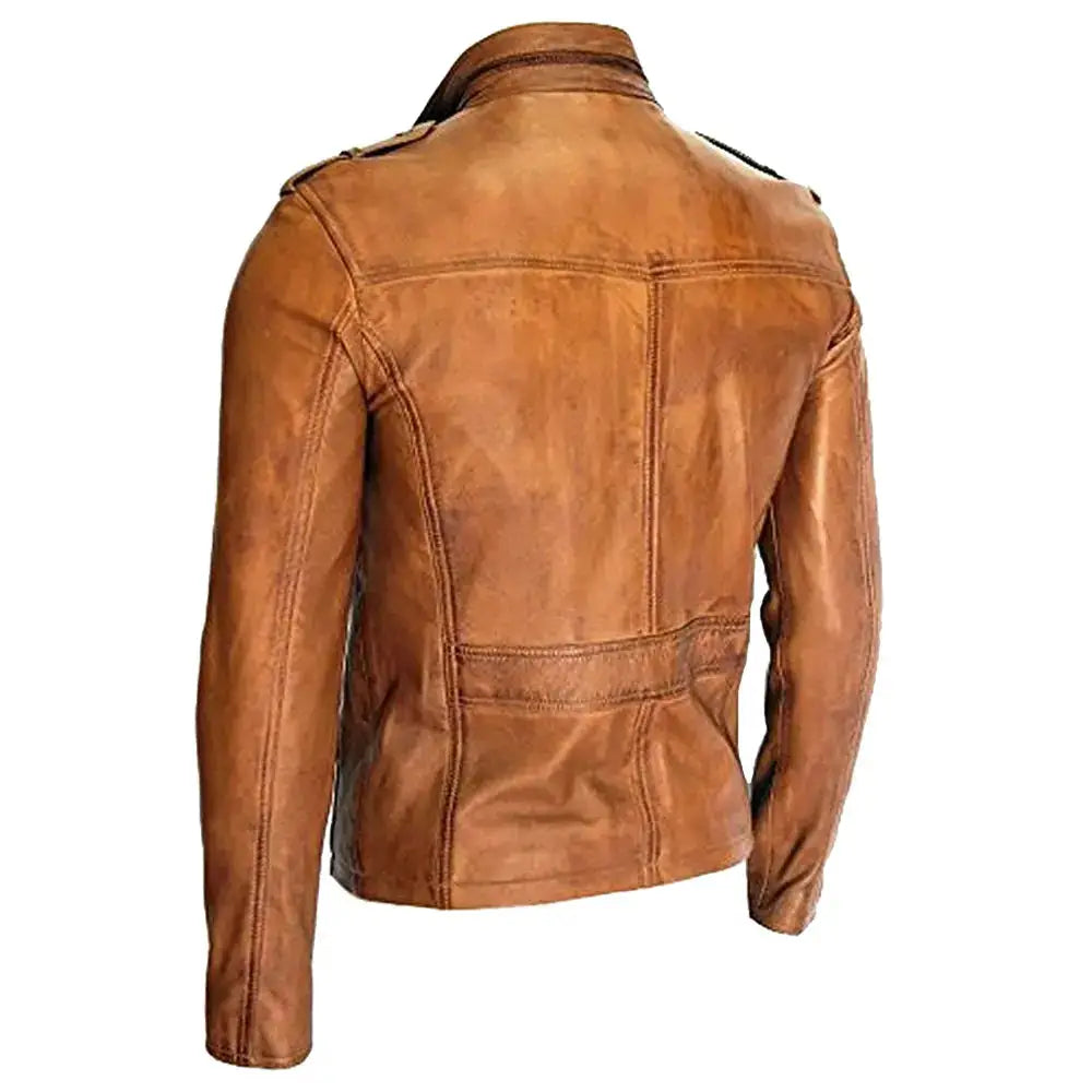 Mens Vintage American Leather Jacket-1