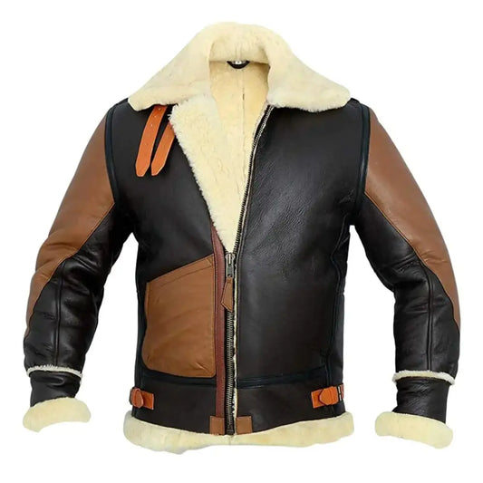 New Iconic B3 Bomber Leather Jacket-0